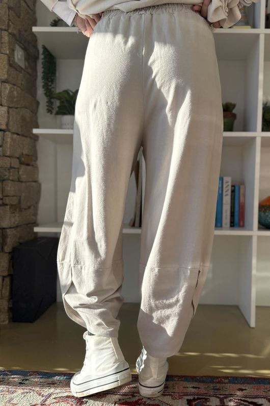Lagen Shelby Sweatshirt Barrel Pant Stone =